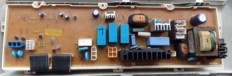 ремонт электронного модуля стиральной машины LG